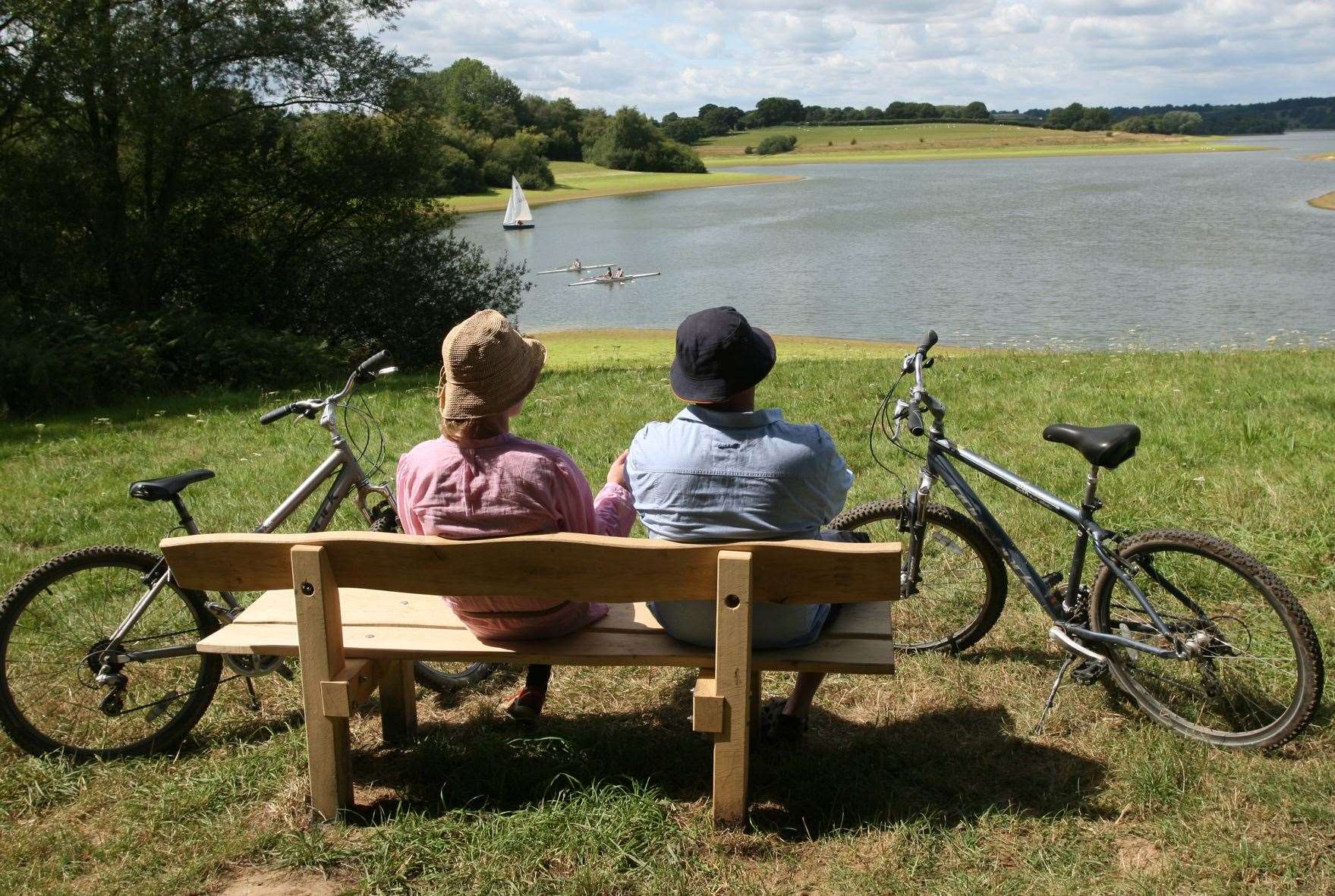 The reservoir makes a great place to relax