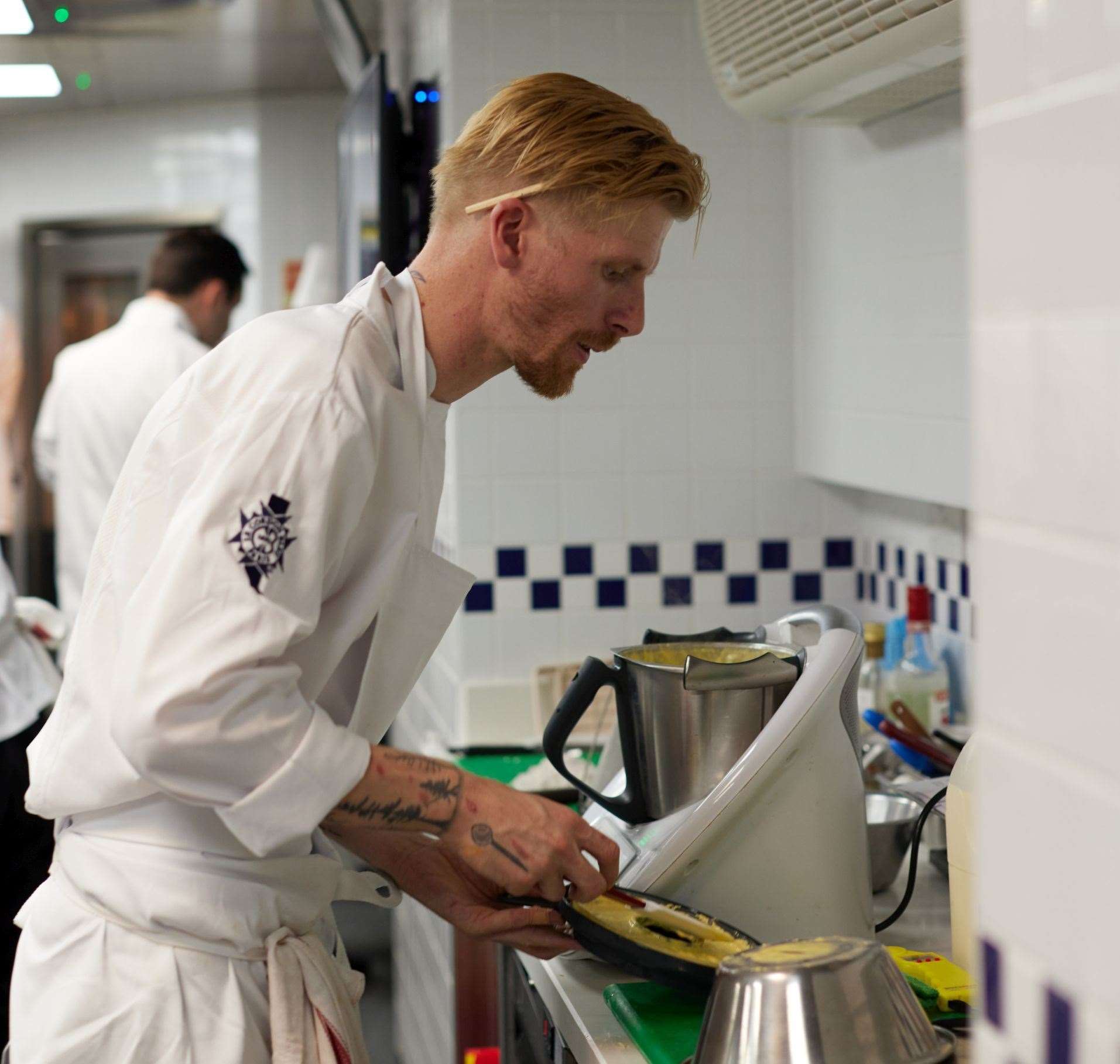 The 26-year-old has been in the kitchen since he was just 14-years-old