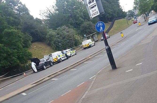 Police in Dock Road, Chatham (13785562)