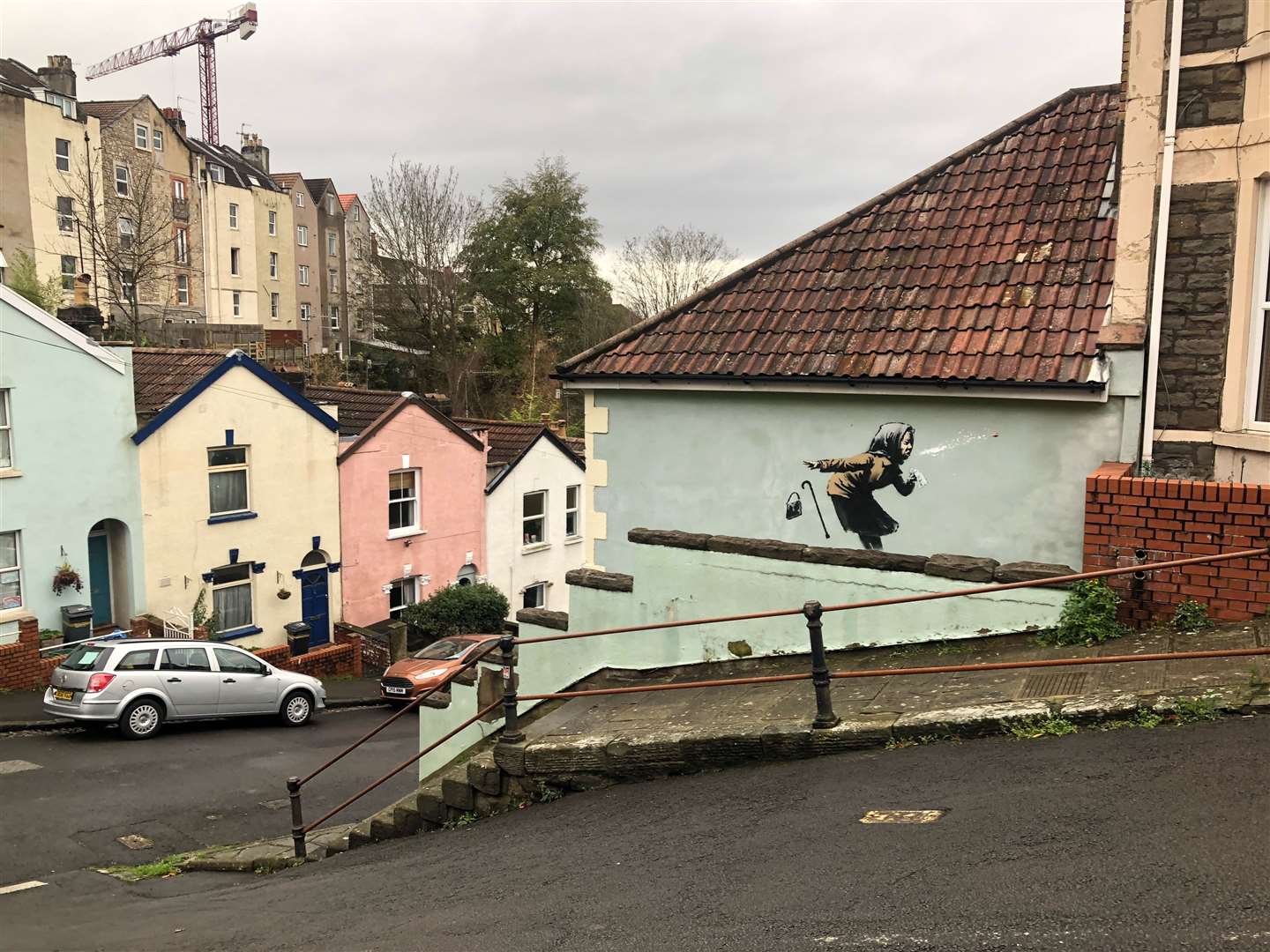 The mural on Vale Street in Bristol (Claire Hayhurst/PA)