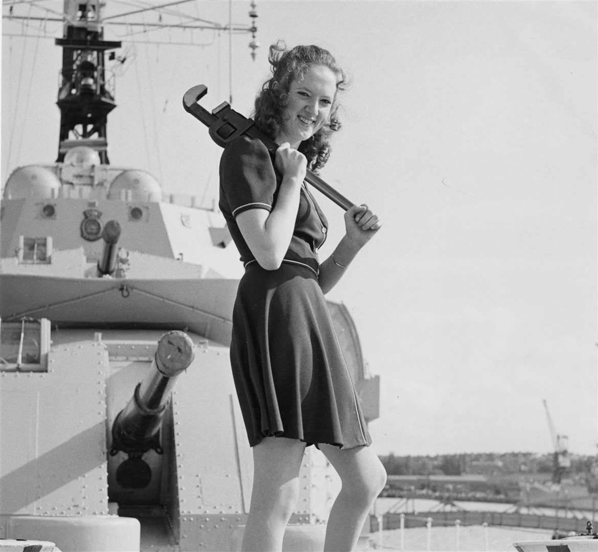 Zandra Bradley, first female apprentice at the dockyard in Chatham