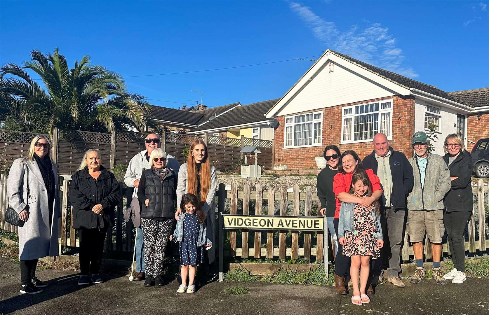 From left: Carly, Lyn, Tim, Pat, Hazel, Órlaith, Toni, Louise, Luna Jason, Norman and Sarella, who are helping fire victims in Vidgeon Avenue. Picture: Louise McDonagh