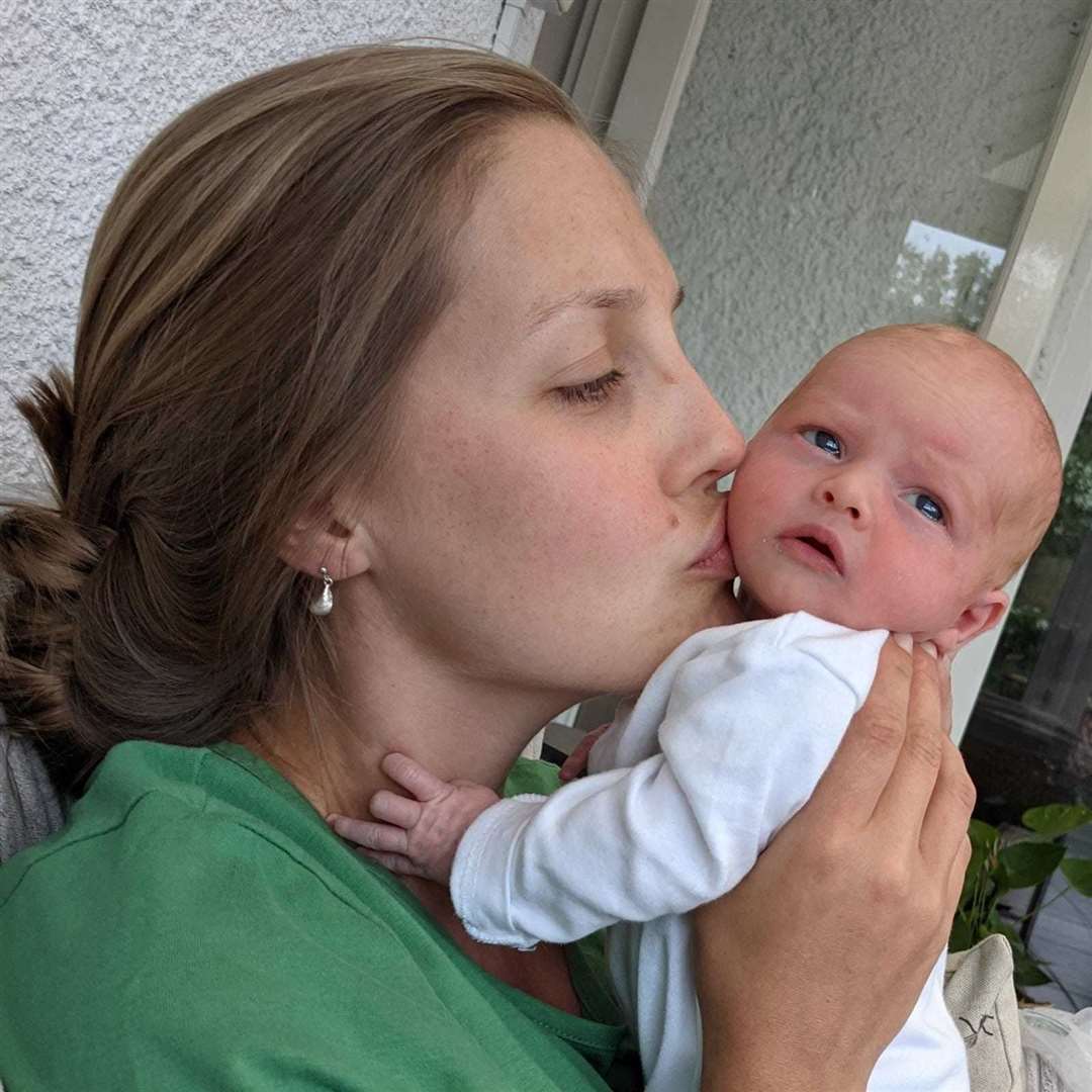 Jennifer Pearce with her son, Charlie. Picture: Jennifer Pearce