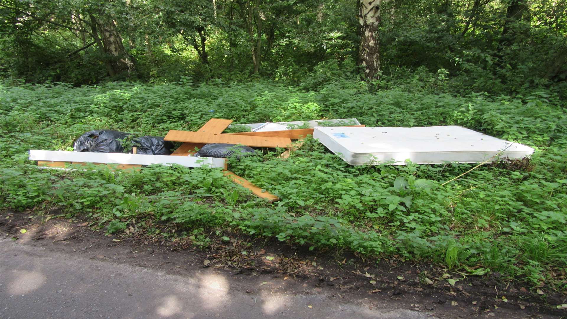 Debris found along Blackwall Road