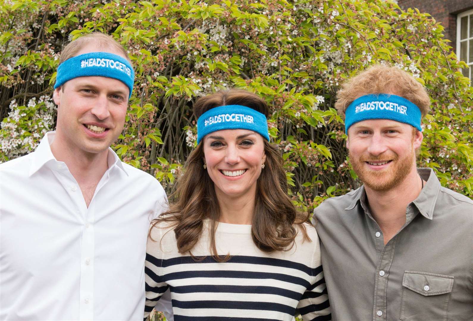 William, Kate and Harry promoting their Heads Together project which was launched by their joint Royal Foundation (The Royal Foundation/PA)